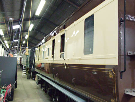 BGZ back in the workshop after being painted - Richard Salmon - 11 Oct 2008