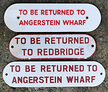 Angerstein Wharf plates - December 2021