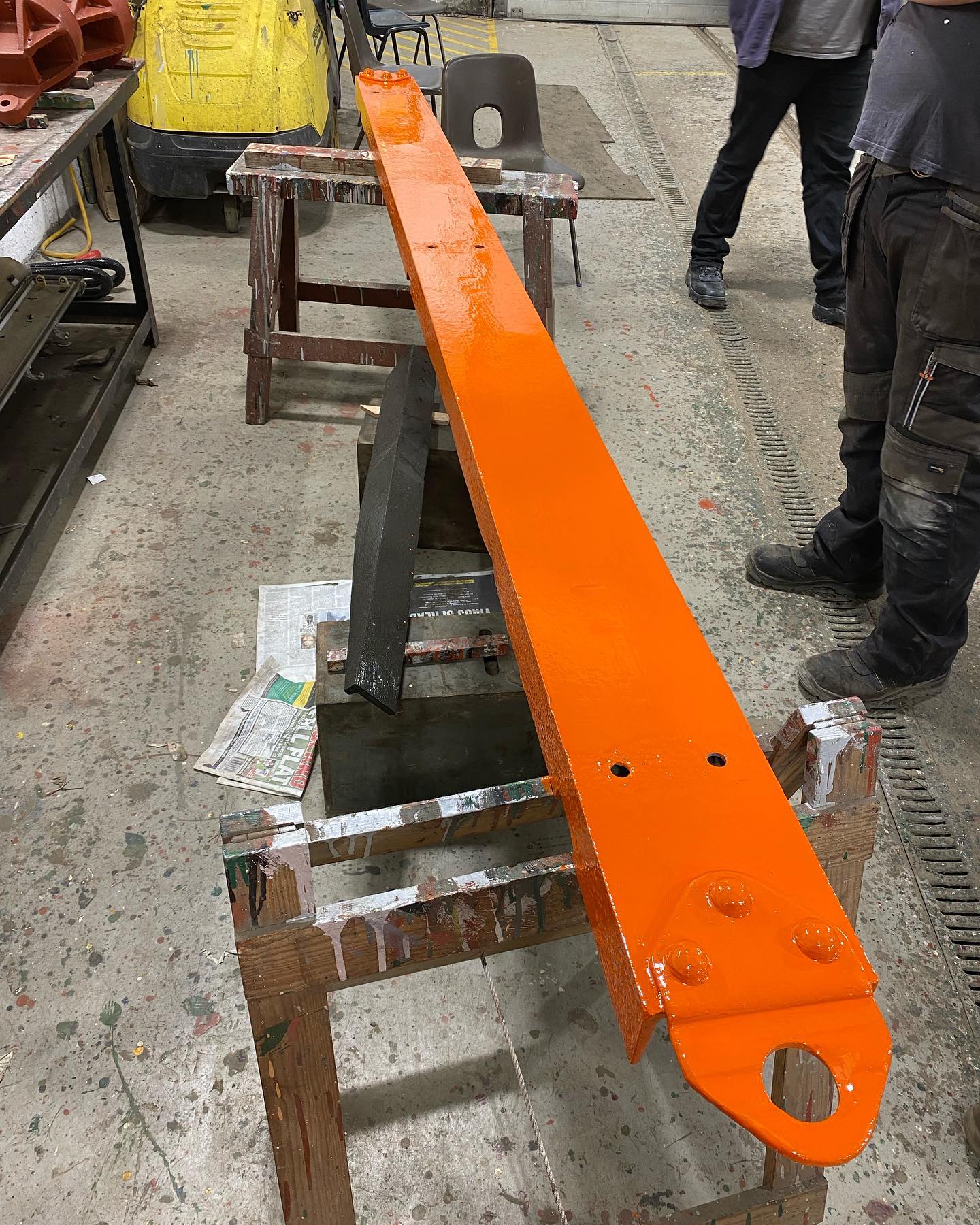 Metal plank in Engineers Orange - 19 September 2021