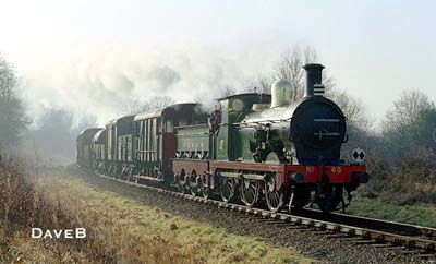 No.65 with the early morning goods train