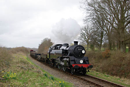 80151 with engineer's train - 29 March 2008 - David Haggar