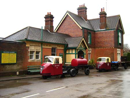 Scammell mechanical horses at Horsted Keynes - 30 March 2008 - Ashley Smith