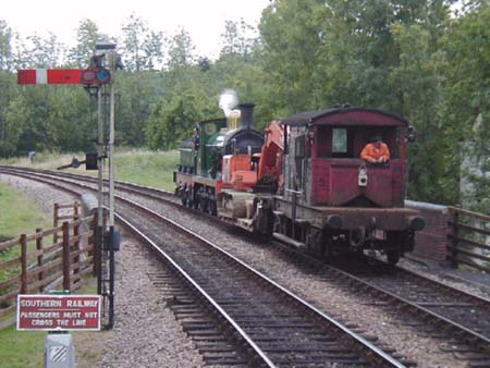 O1 loco takes works train North