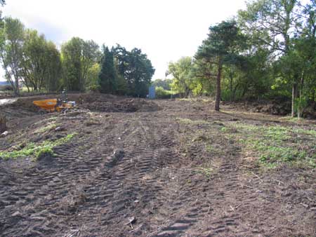 area for the access roads and site compound - 18 October 2008 - Nigel Longdon