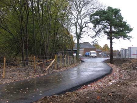 Exit road and site compound - 8 November 2008 - Nigel Longdon