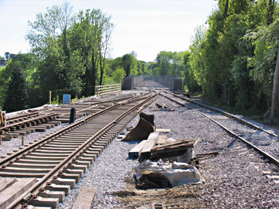Track at South end of Station - May 2010 - Nigel Longdon