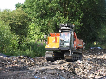 Tracked dumper truck - 6 July 2010 - Nigel Longdon
