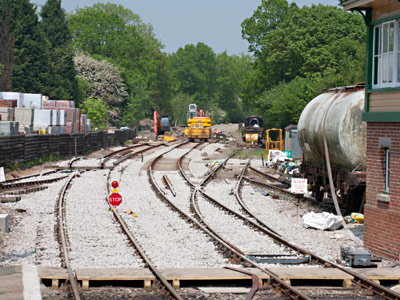 Track relaid north of Kingscote - John Sandys - 24 May 2012