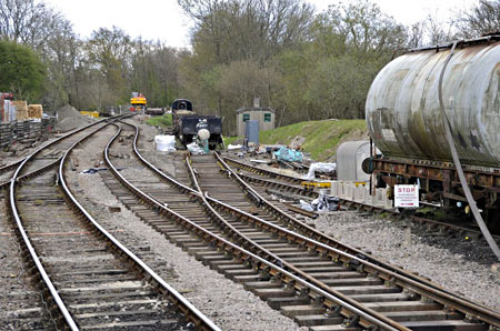 Trackwork North of Kingscote - Derek Hayward - 15 April 2012