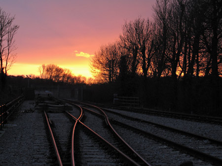 Sunset at East Grinstead - Mike Hopps - 5 February 2013