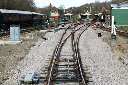 The new points and re-aligned approach to platforms at Horsted Keynes - Brian Lacey - 22 March 2014