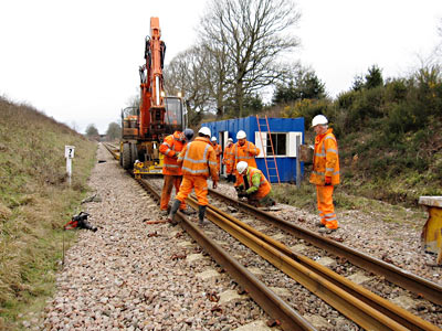 Rails ready to go in - Mike Hopps - 10 February 2015