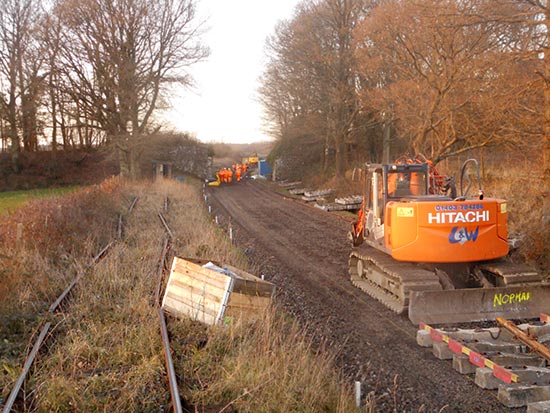 Track being relaid - Jon Goff - 8 January 2019