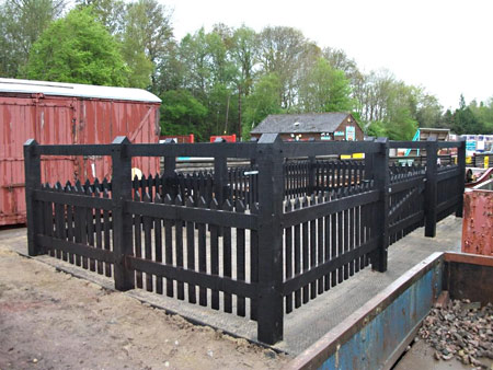 Cattle pens completed - Richard Clark - 9 May 2012