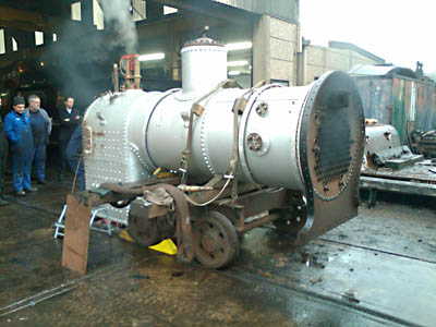 323 steam test - Duncan Bourne - 29 December 2010