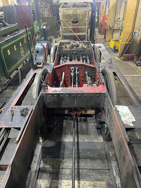 Chassis with boiler removed - Tom James - 27 November 2022