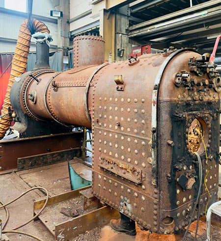 Boiler having tubes removed - Andy Kelly - 7 November 2023