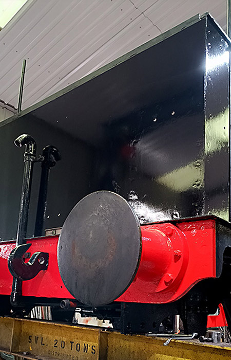 Top coat on the rear of Normandy's cab - John Fry - July 26