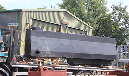New side tank delivered - 18 July 2023