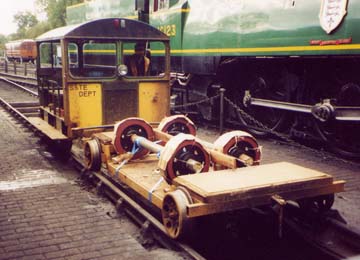 Wheelsets ready to be taken to Horsted Keynes