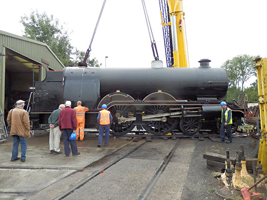Boiler in place - Fred Bailey - 16 August 2022
