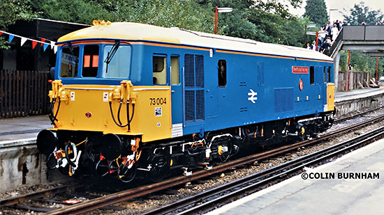 73004 at its naming at East Grinstead - Colin Burnham - 19 September 1987