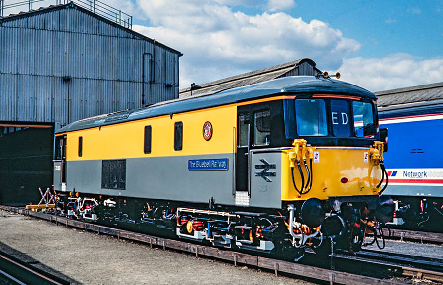 73133 outshopped at Selhurst in Engineer's Dutch Livery - Colin Marsden - 6 September 1990