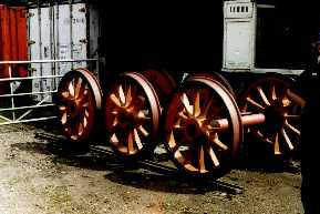 [View of wheels in undercoat]