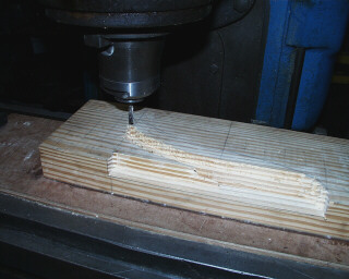 View of pattern machining