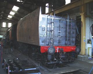 View of completed tender