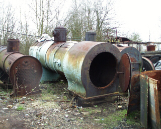 View of spare C boiler