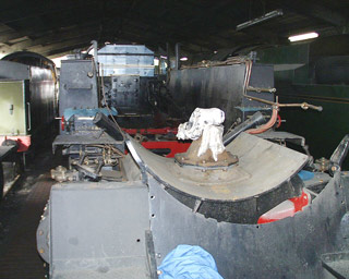View of loco without boiler