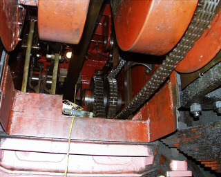 View of valve gear