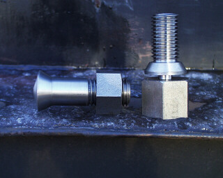 View of new cylinder bolts
