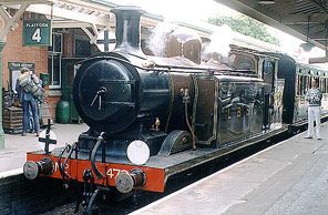 [View of engine at Horsted Keynes]