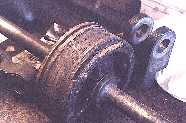 [View of broken valve bobbin]