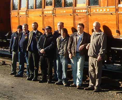 The restoration team at Horsted - 4 Nov 2006 - Richard Salmon