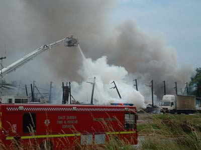Fire in the Business park