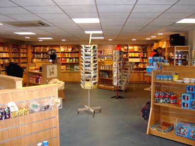 Interior of new shop