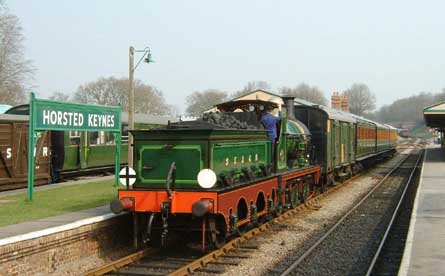 Vintage train at Sheffield Park