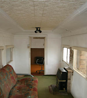 Interior of SER saloon at Pagham - Dave Clarke - 29 August 2010