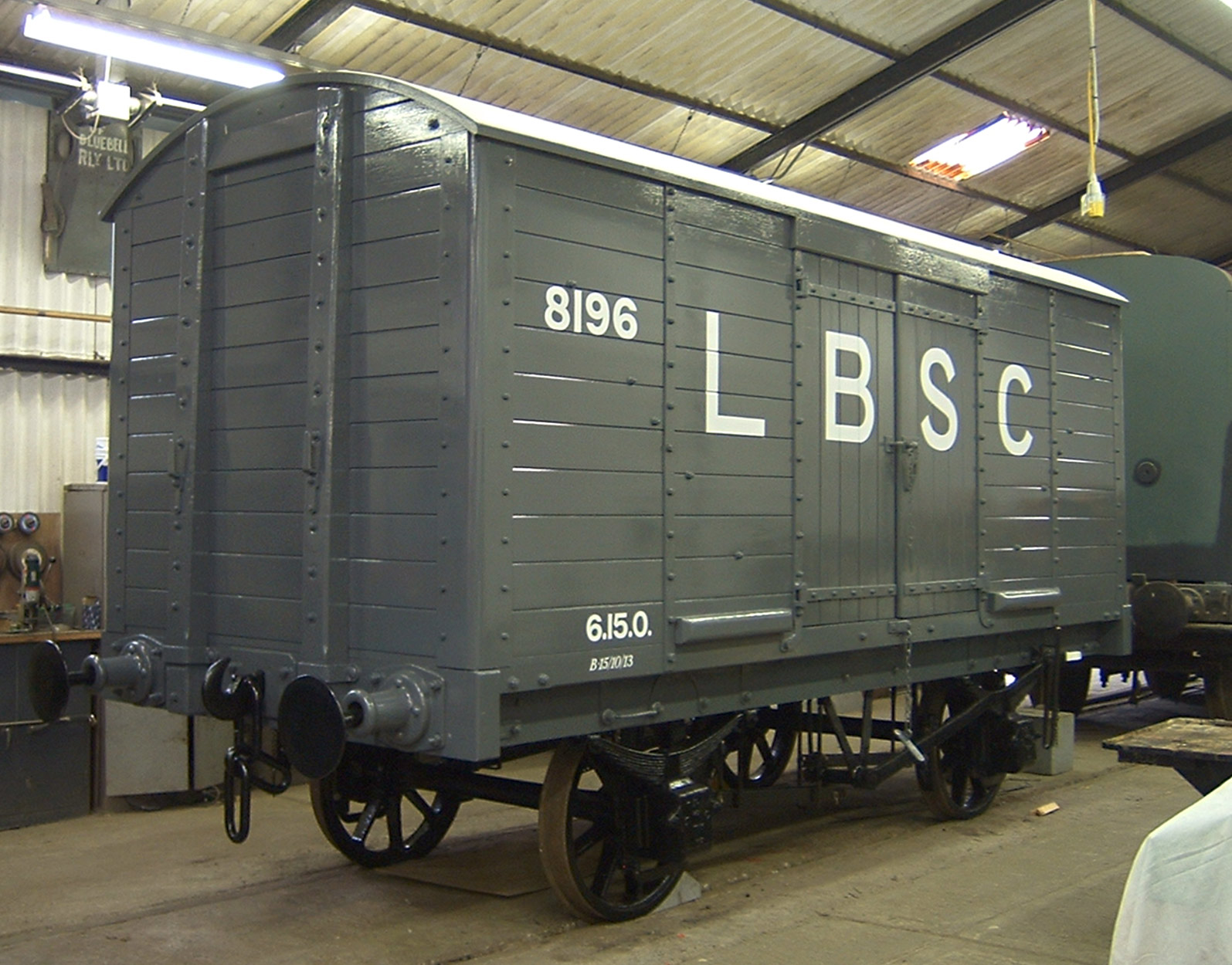 LBSCR van as restored, August 2004