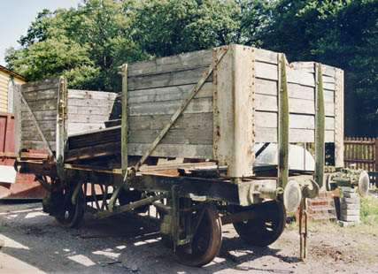 SR 8-plank Wagon, as arrived at the Bluebell in 2002 - Richard Salmon