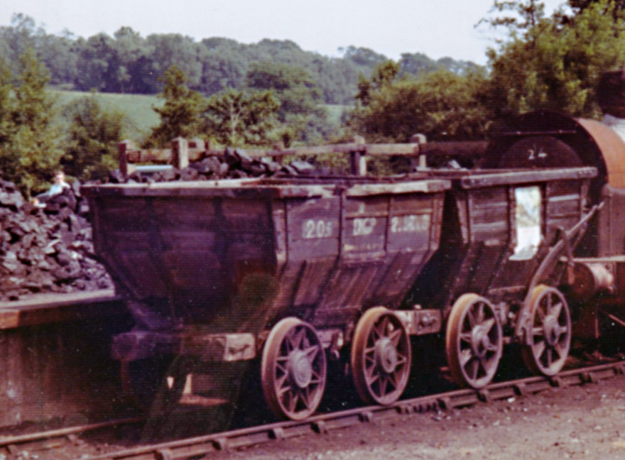 Chaldron Wagons at Sheffield Park - Roger Gregory - 1972