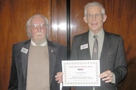 Robin and Ted collect the award - 3 Dec 2008 - Robert Hayward