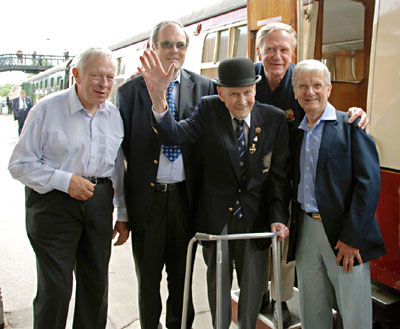 The founders - the four then students and their chairman from 50 years ago - 17 June 2009 - Derek Hayward