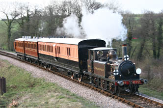 1520 relaunch special passing Tremains crossing - Andrew Strongitharm - 26 March 2010
