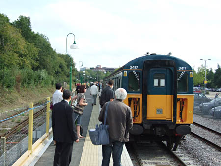 Opening of platform at East Grinstead  - Richard Salmon - 4 September 2010