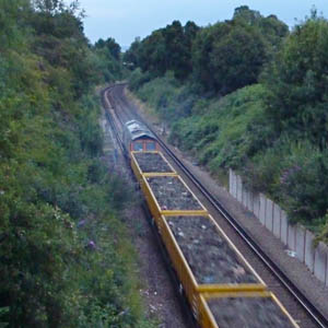 Departure of the Waste by Rail train - James Michell - 22 July 2011