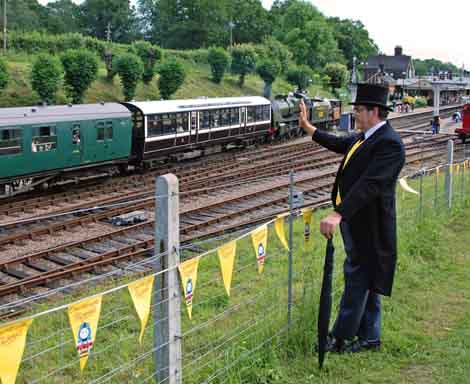 Sir Topham Hat supervises the day's activities - June 2007 - Derek Hayward